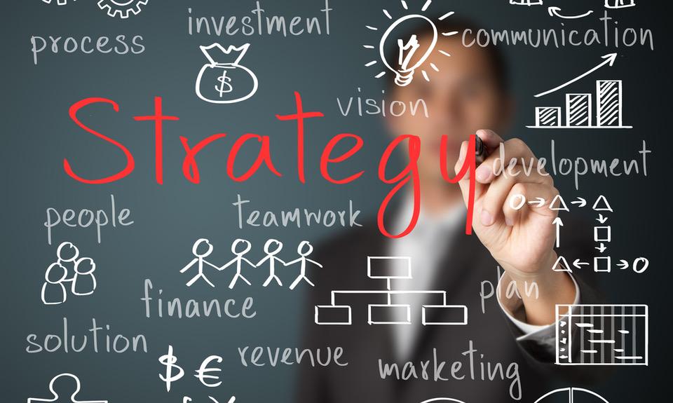 AIMCOR Global consultants reviewing a go-to-market strategy plan